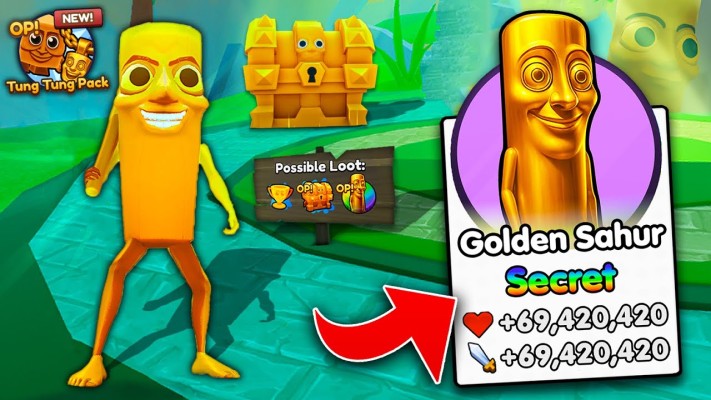 Roblox SECRET Golden Sahur Unlock FREE