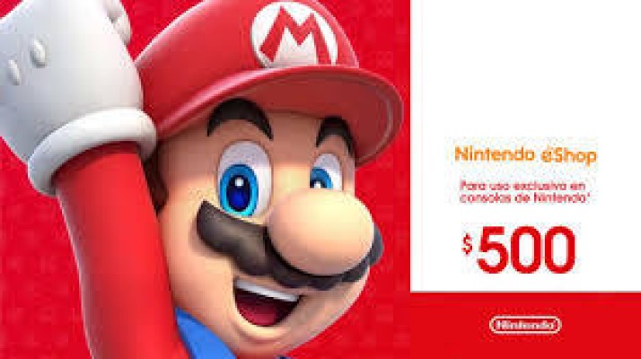 Free 500 Dollars Nintendo eShop Gift Card